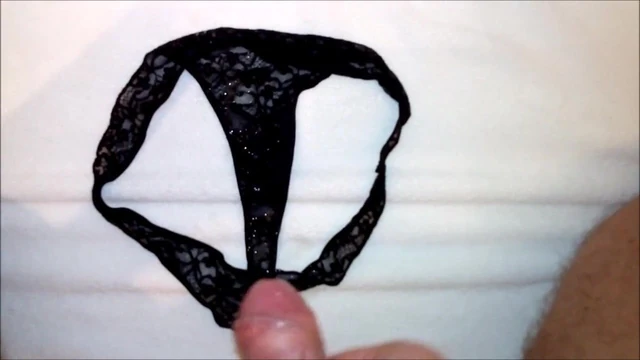 Jerking off and cumming on sister's panties