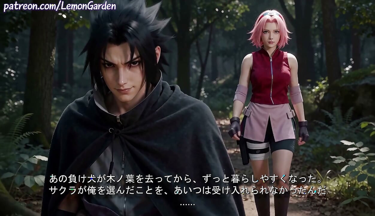 Pink-Haired Kunoichi got the sex of her dreams in Konoha's Forbidden Forest 3d Hentai Naruto x Sakura