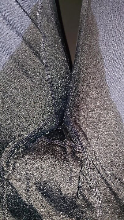 Flooding thick merino wool thermals in hammock
