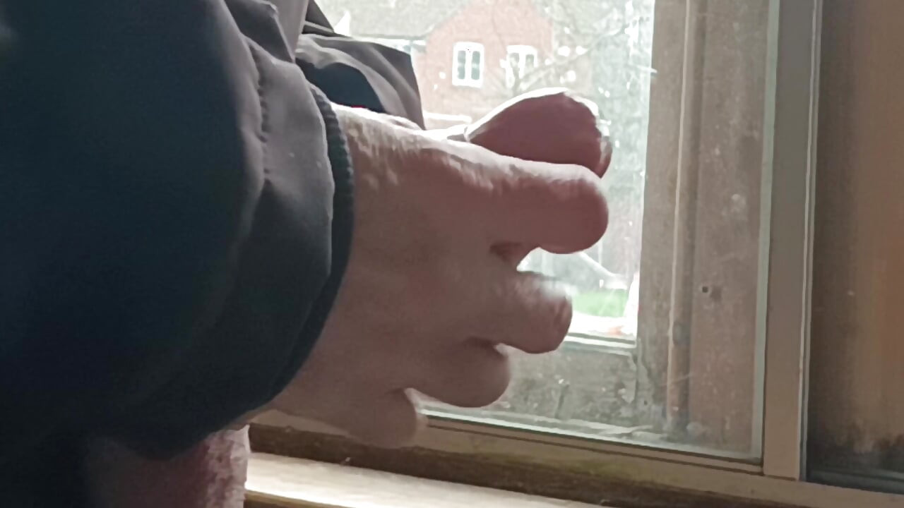 Masturbating and Cumming by the Window at Friend's House - Rockardglans