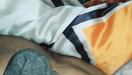 All the water from the cock was left in the wife's pussy.