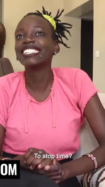 Unforgettable moment from "Big Black Tits Ebony MILF Stretched At Amateur Interracial Casting"