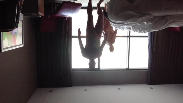 Hotel window sex