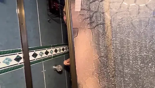 I have sexual encounters with my boss in the hotel bathroom twice, she is a lesbian