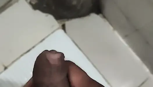 Indian boy masturbating in bathroom