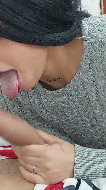 MY STEPSISTER'S WHORE HELP ME WITH MY SICK LEG AND I END UP FUCKING HER | Clip 1