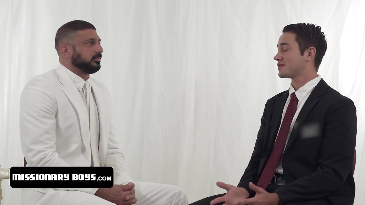 Horny missionary boy elder Anderson loves pounding bishop Napoli's tight asshole