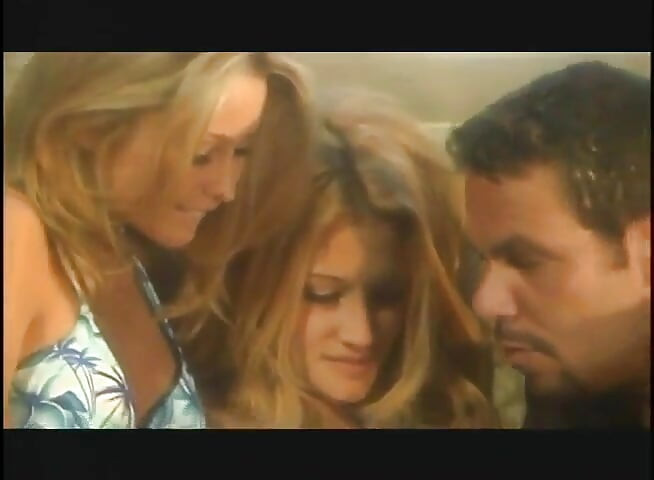 Two Adorable Blonde Hoes Share One Hard Schloeng From Lucky Man