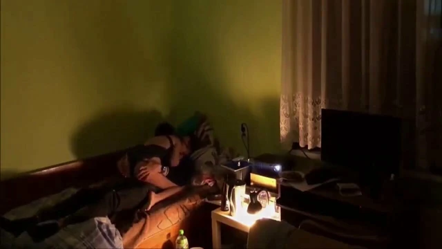 With my girlfriend at her parents' house