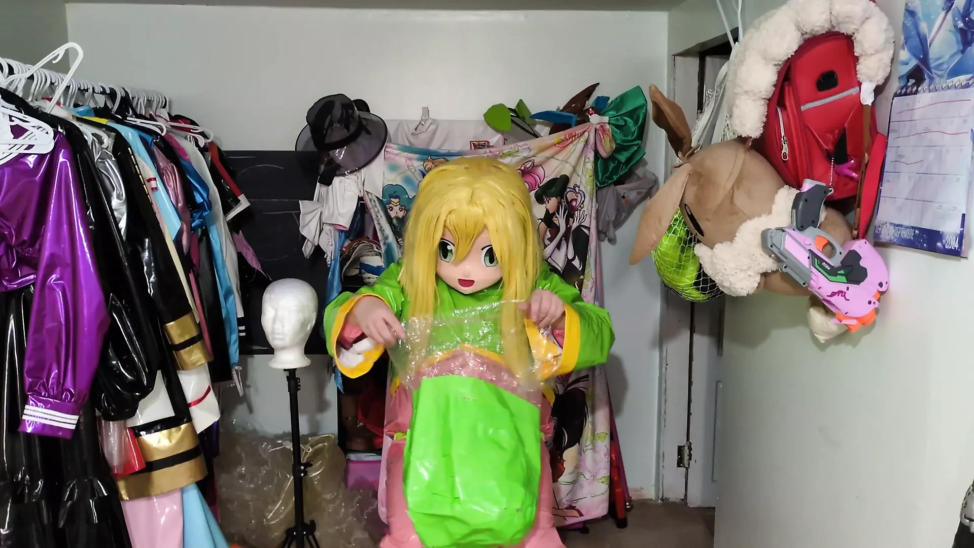 Wibrator Oddechu Kigurumi w warstwach PCV i jasnych kolorach
