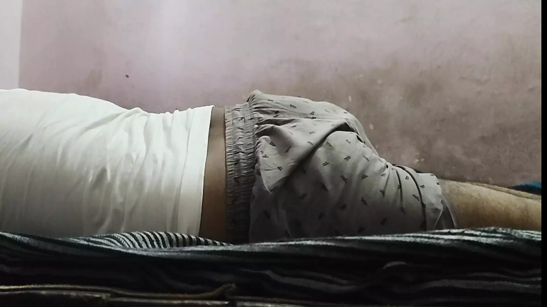 Indian Village Boy Fakes and Jerks Off Desi Boy Starts Jerking Under Blanket IMasturbation"