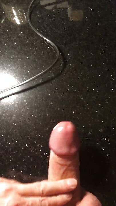 Rubbing out hot cum