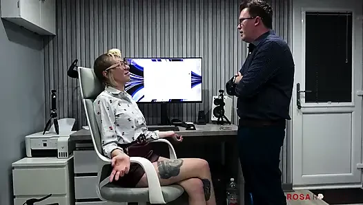 Office Slut #2 - Sucking the Bosses Cock