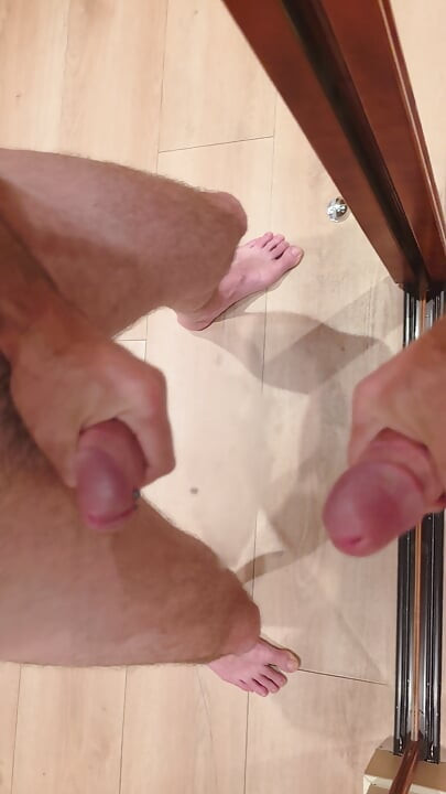 Cum in the mirror