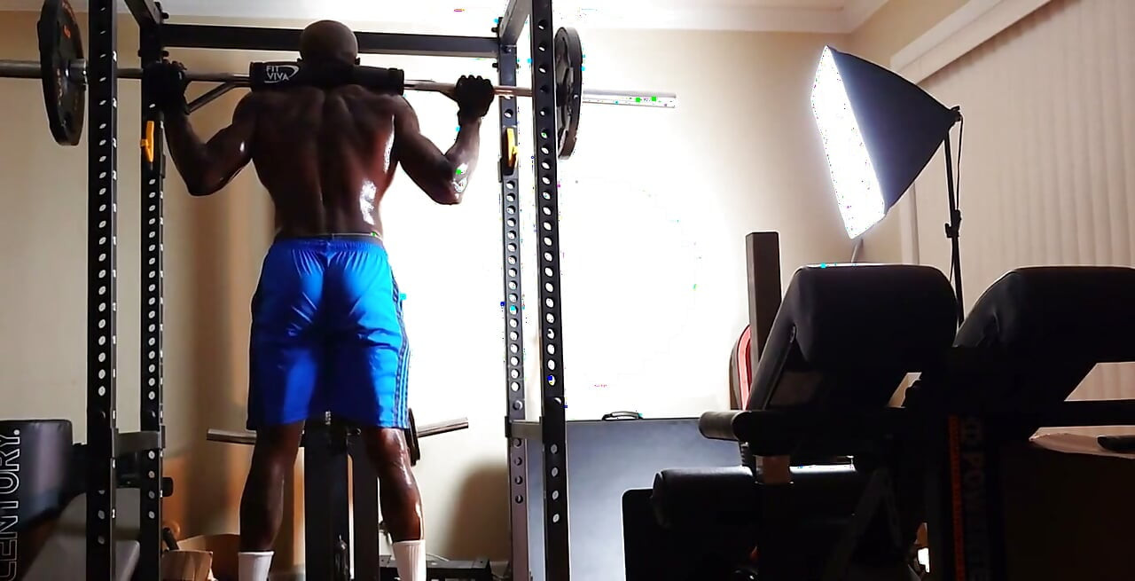 Hallelujah Johnson Tall Dark Chocolate Muscles Tattoo Body
