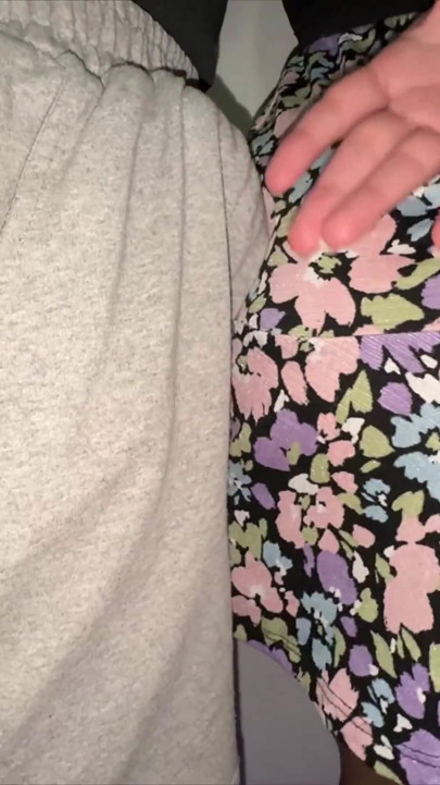 She Accidentally Touches a Stranger's Big Dick and They Have Sex Right There.