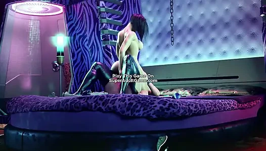 Грязный секс с трахом киски блондинки-шлюшки - 3D Реалистичная анимация