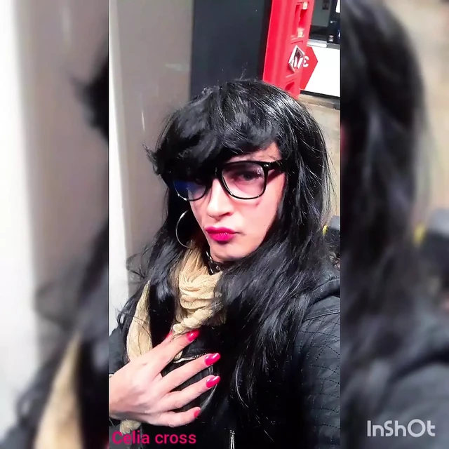 Beautiful little trans trans trans a French transvestite Celia Cross