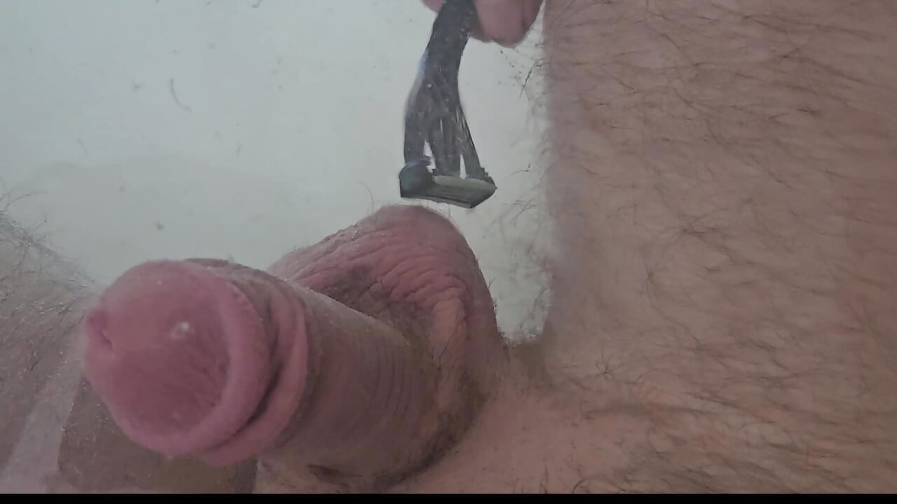 College Student Shaving and Bathing