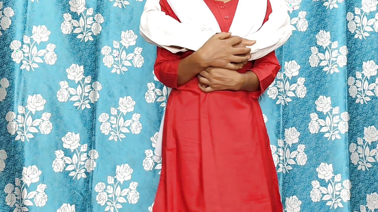 Indian School Girl Rad mundur ciasne cipki jebanie
