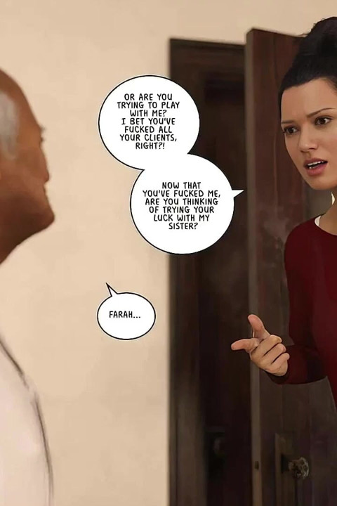 The Masseur - Chapter 7 Part 2 - Salma Caught Farah and the Old Masseur Was Having Sex