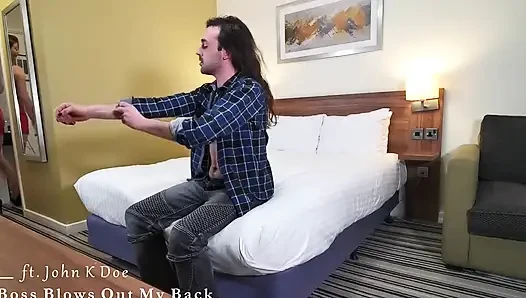 Evden bir işten sonra, sonunda çalışanımı otel odamda almak için bir değişiklik aldım! Evet uzun süre sikiştik ve adam bitirdi