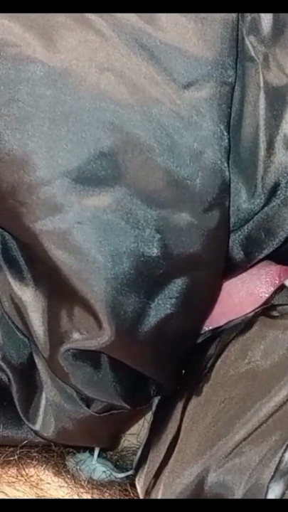 Nothing makes you cum better than a shiny lady puffercoat | Clip 1