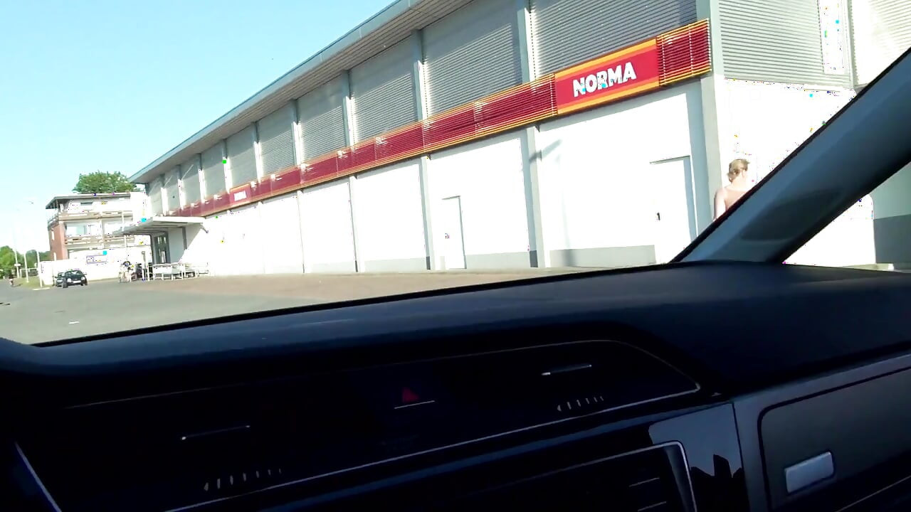Lovely tattooed chick fucked in car and outdoor