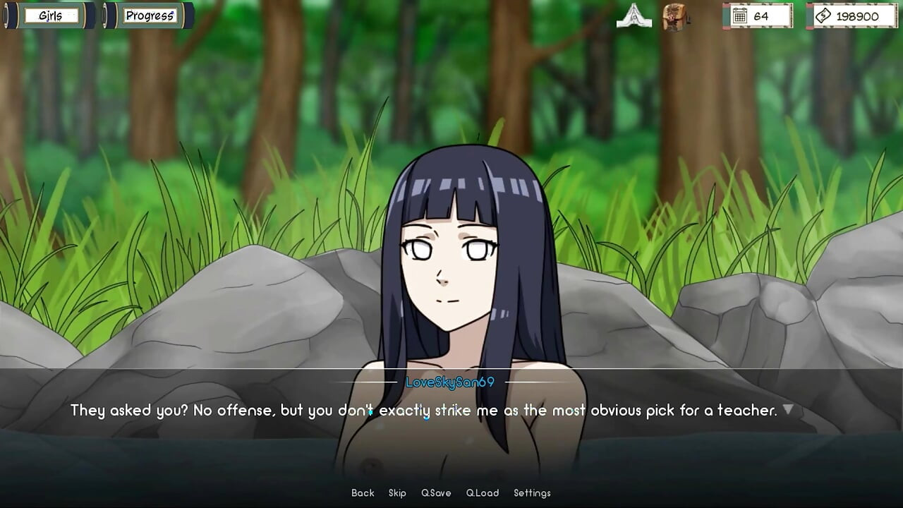 Kunoichi Trainer - Naruto Trainer v0.19.1 Part 95 Naked Hinata by Loveskysan69