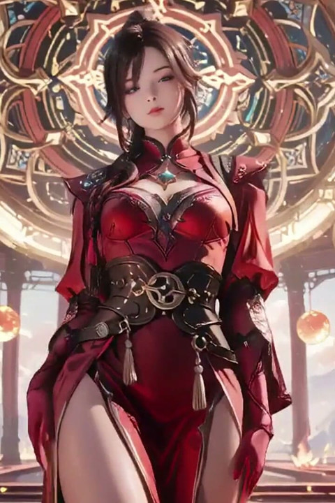 Red Armor Queen in the Floating City! Epic Fantasy Tease.