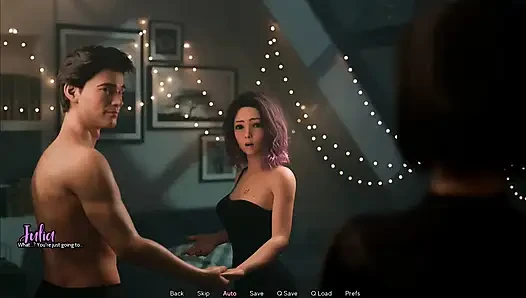 48 dakika arkadaşlarla tam üçlü seks