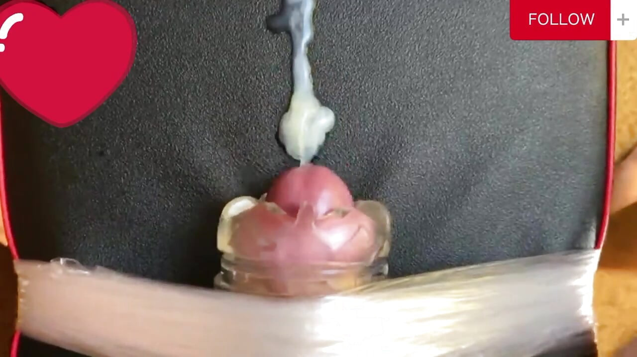 Amateur Guy Moaning non Stop while Fucking Fleshlight until Cum
