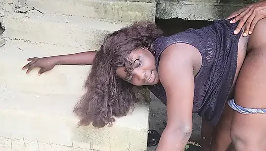 I Fuck My Ex Under the Stair Case Before My Husband Comes Back From Work