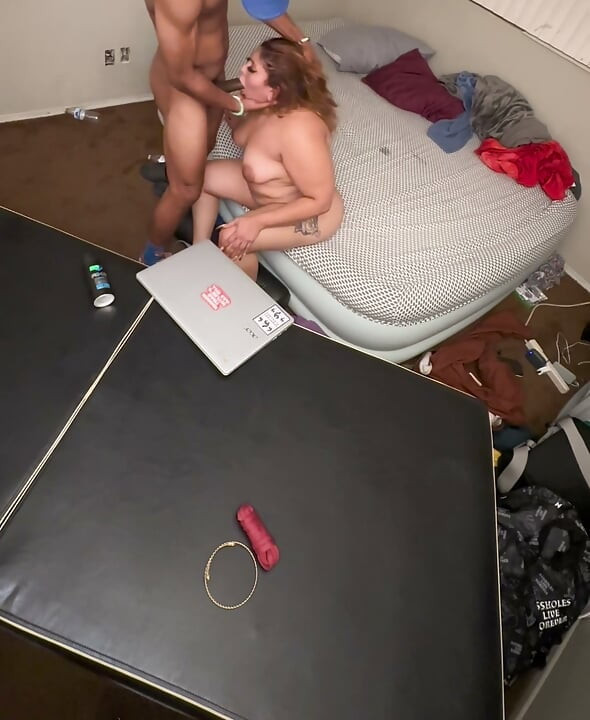 Latina snuck over to get bent over