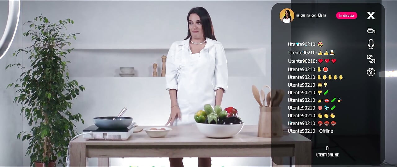 Freya Ferrari: la influencer recibe una jodida por el culo en la mesa en directo