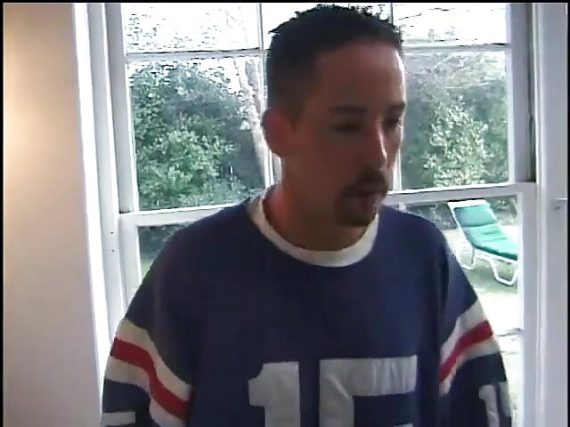 Horny dude gets to pound a geeky cheerleader teen on the sofa