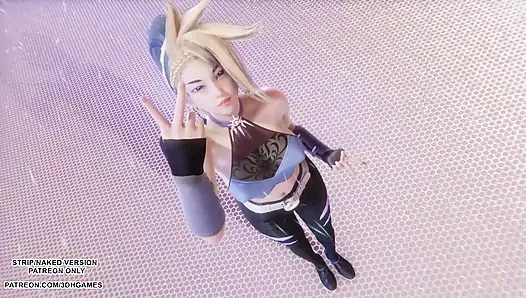 MMD Aespa - Drama - Akali sexy Kpop Dance Liga der Legenden hentai unzensiert 4K 60FPS