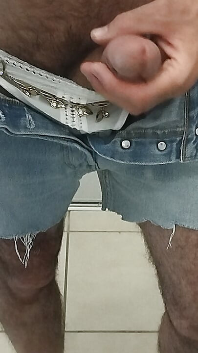 Real slut chain thong