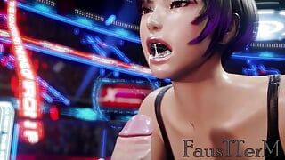Tekken Girl, animation med ljud. 3D hentai porr sfm sammanställning