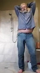 Michael Davies pissing himself