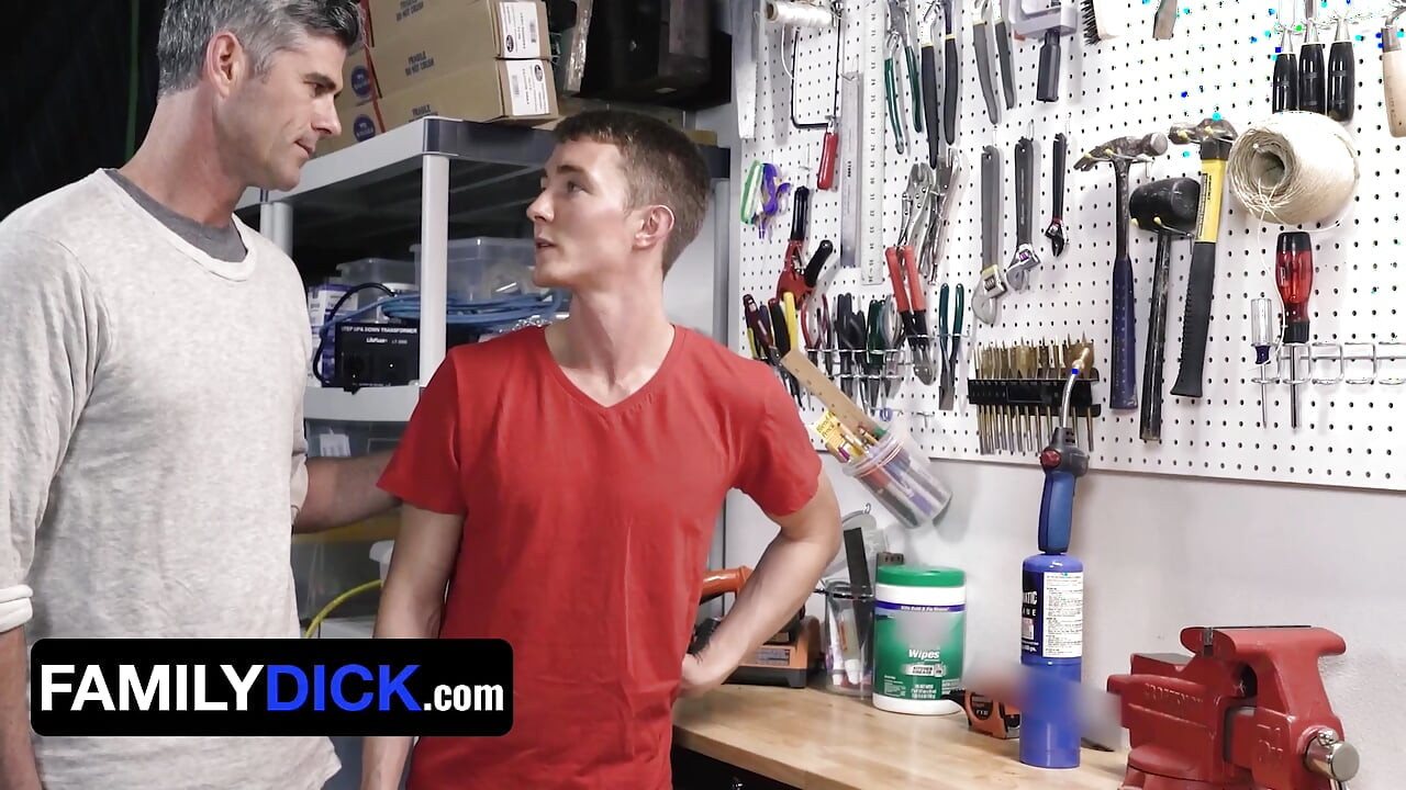 Shy Boy Gets Rammed by Older Man in Garage