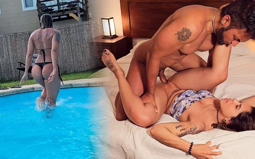 Сексуальная Незнакомка У Бассейна Попросила Меня Снять Ее На Видео... Она Поблагодарила Меня За Секс