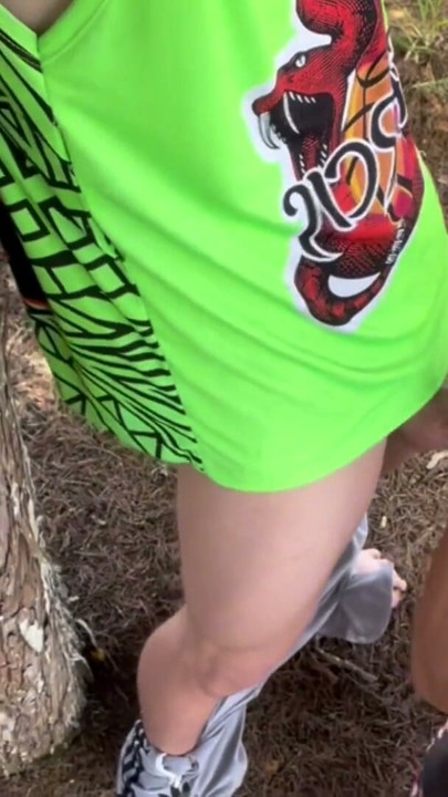 Sucking my friend's cock outdoors | Clip 2