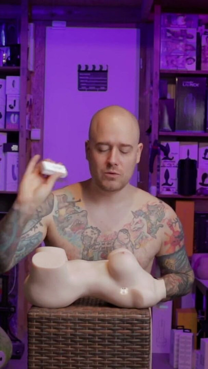 Bestrealdoll Electric sucking sex doll torso review | Clip 1