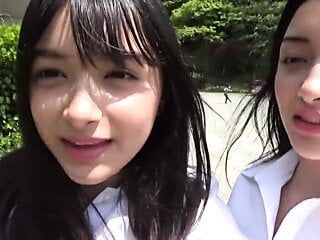 Erika &amp; Marina 귀여운 거유 일본