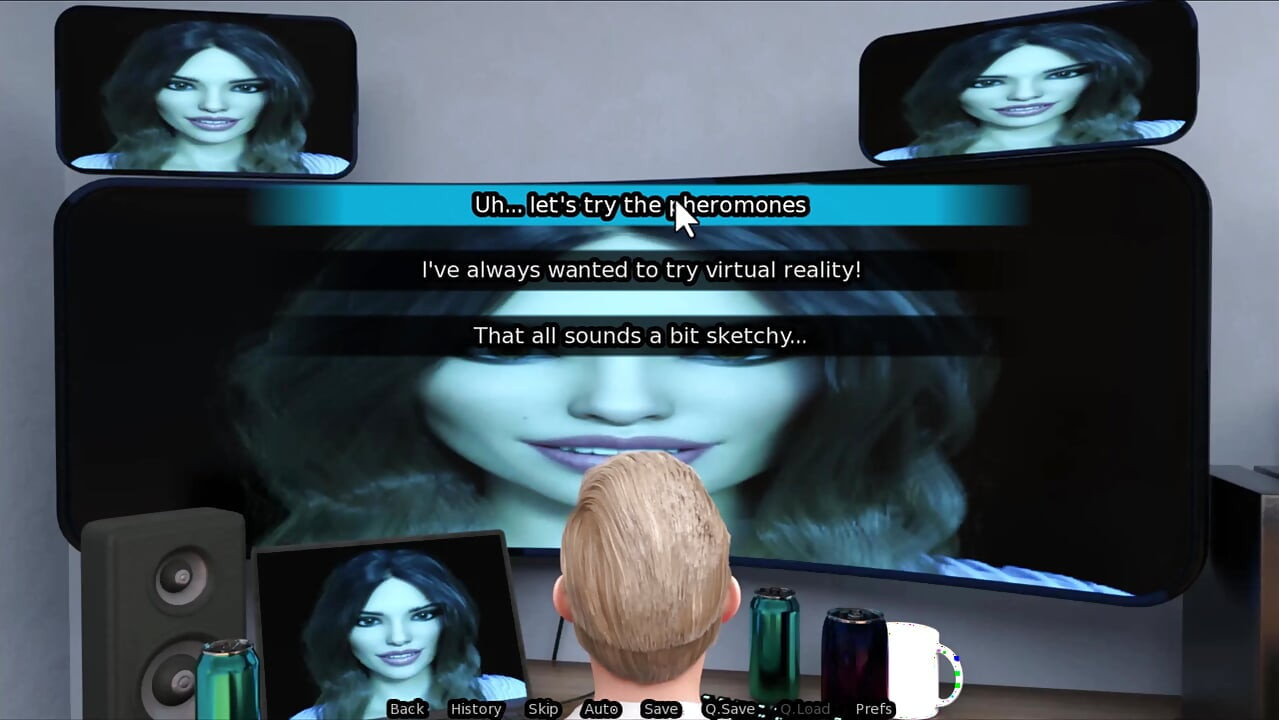 Sexbot - Sam está sentado na minha cara