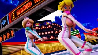 Mmd r-18 peach et rosalina mario 3D hentai mv