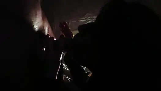 Smoking Blowjob in the Dark