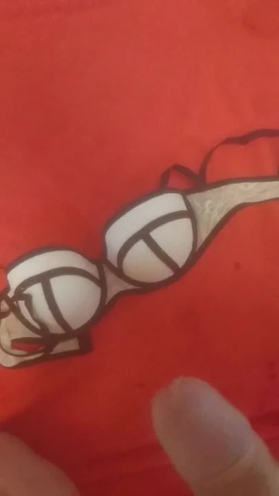 Cum on Cousins stolen bra