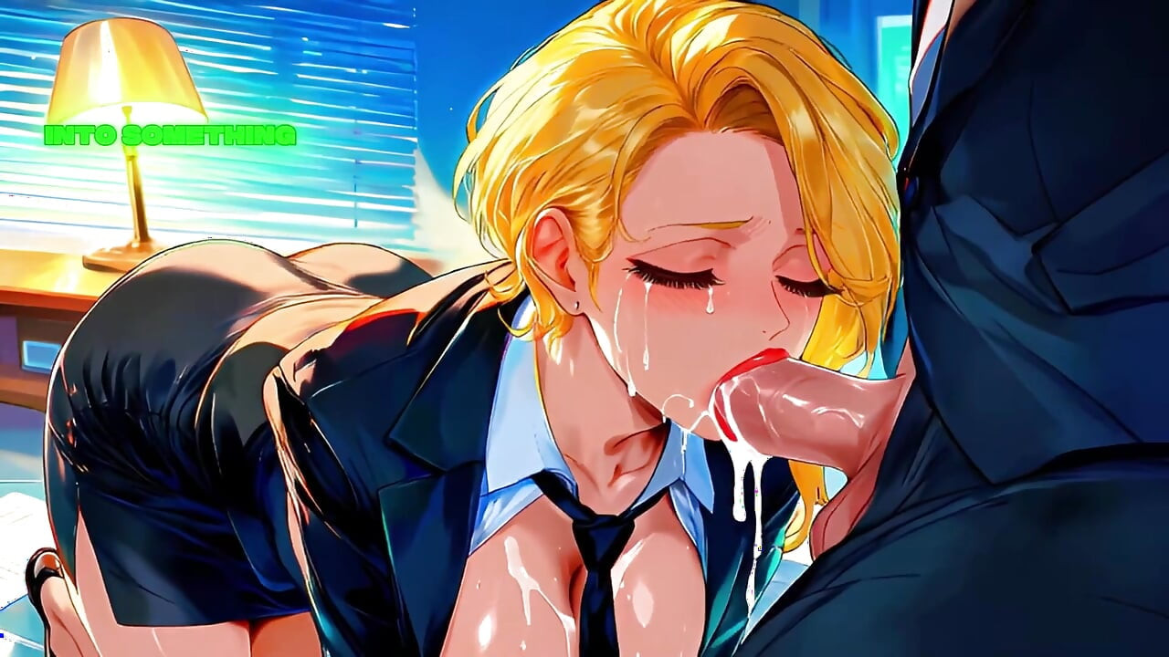 Extra Lessons After Dark with Blonde MILF - Ai Animation